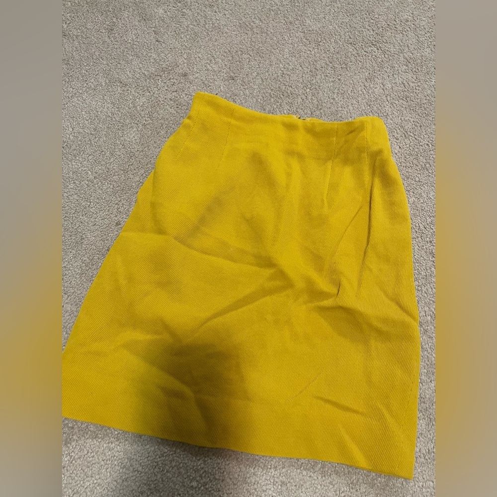 Michi Moon by Sanyo bright yellow high wasted mini skirt size 6